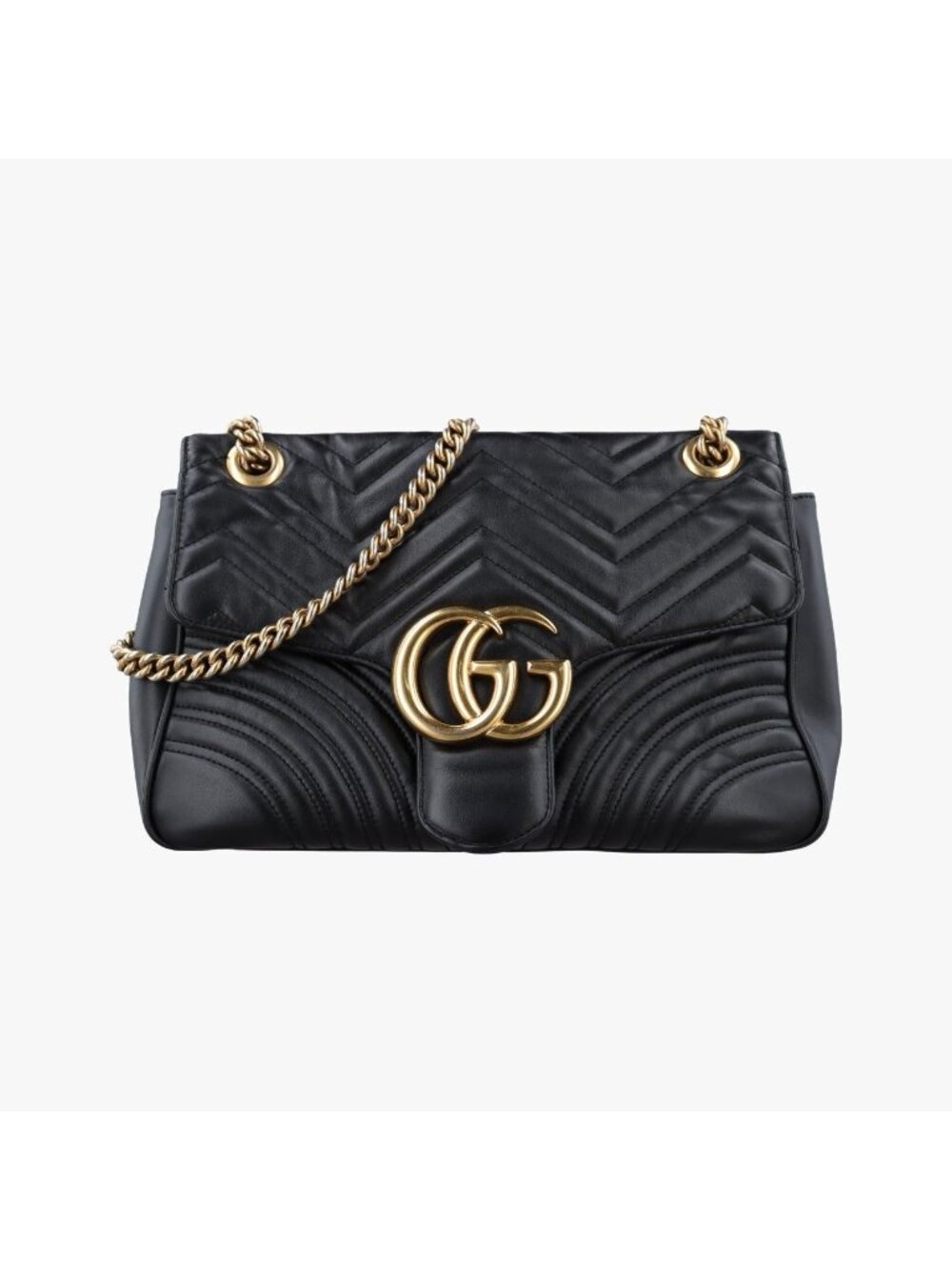 Gucci GG Marmont Black Leather